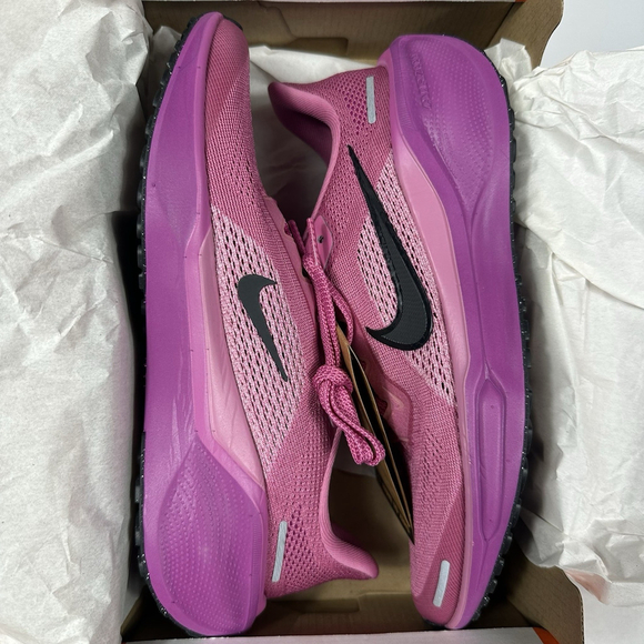 Nike Air Zoom Pegasus 41 Youth 5.5 Running Cosmic Fuchsia Red Pink FD2723-602 - Picture 7 of 9